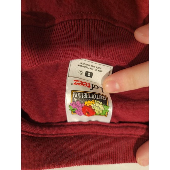 Vintage Lofteez Bordeaux Diamond Shirt. Size Small - Picture 3 of 3